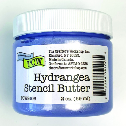 The Crafter's Workshop: Stencil Butter, Hydrangea (2oz)