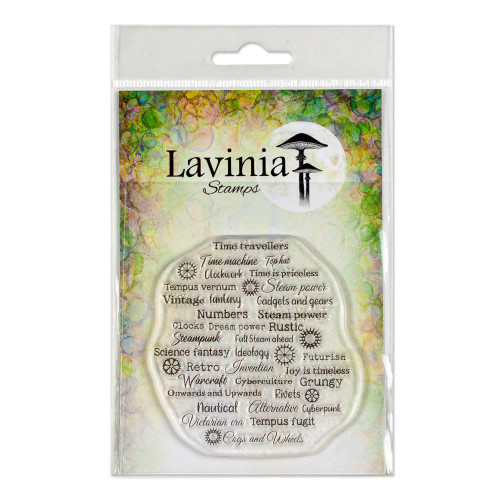 Lavinia: Clear Stamp, Steampunk Script