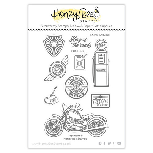 Honey Bee Stamps: Clear Stamp, Dad's Garage