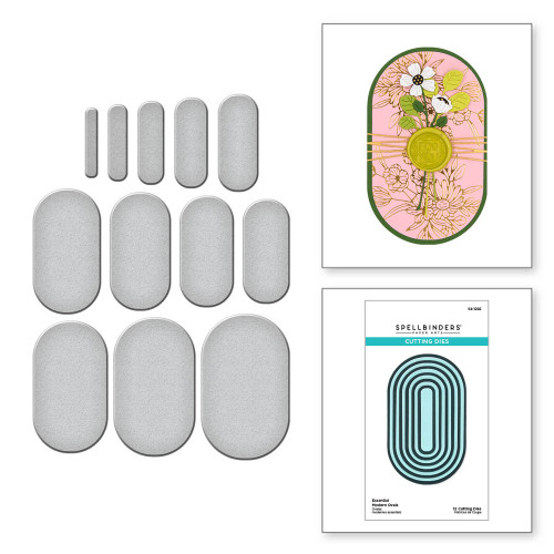 Spellbinders: Die Set, Essential Modern Ovals