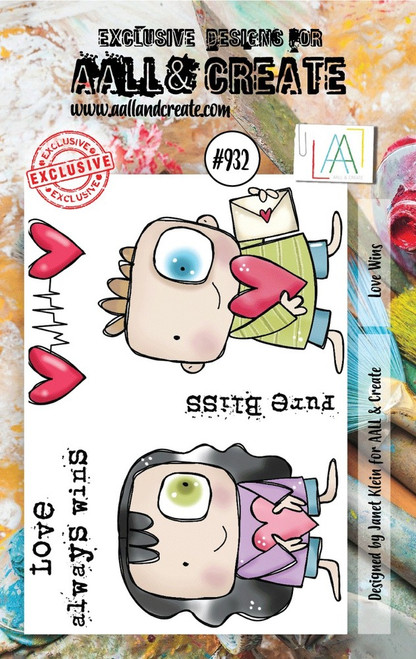 Aall & Create: A7 Stamp Set, Love Wins #932