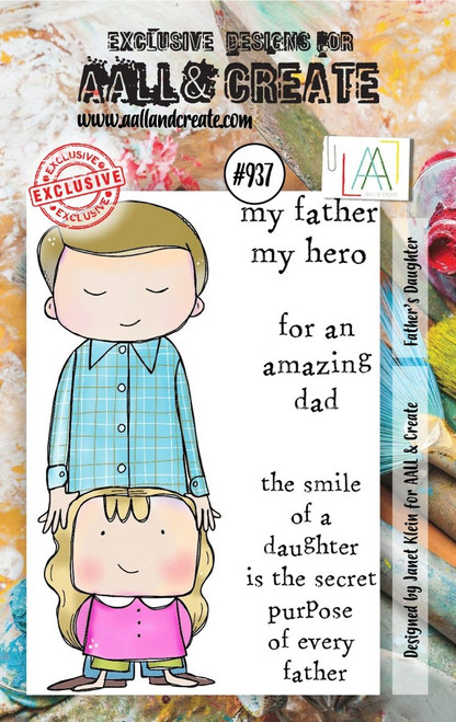 Aall & Create: A7 Stamp Set, Father's Daughter #937