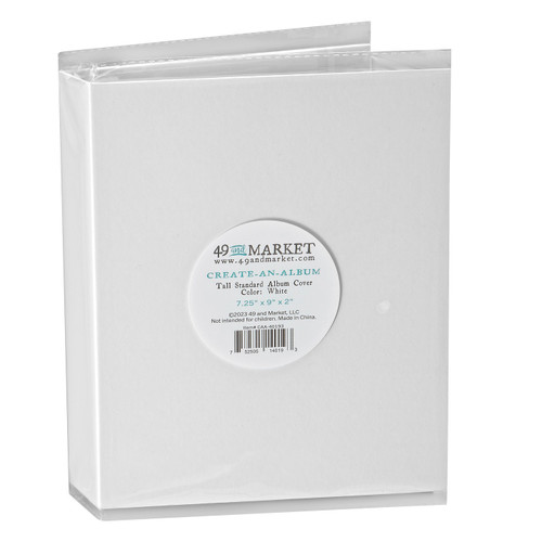 49 And Market: Create-An-Album, Tall Standard Album Cover - White