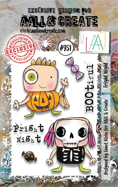 AALL & Create: A7 Clear Stamp Set, #951 - Fright Night
