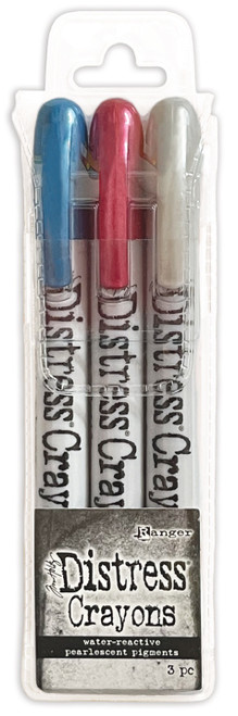 Tim Holtz: Distress Crayon Pearl - Holiday Set #5