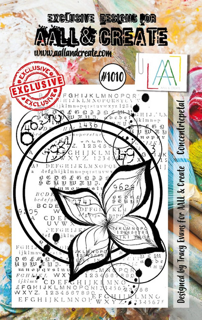 AALL & Create: A7 Stamp Set #1010, Concentricpetal