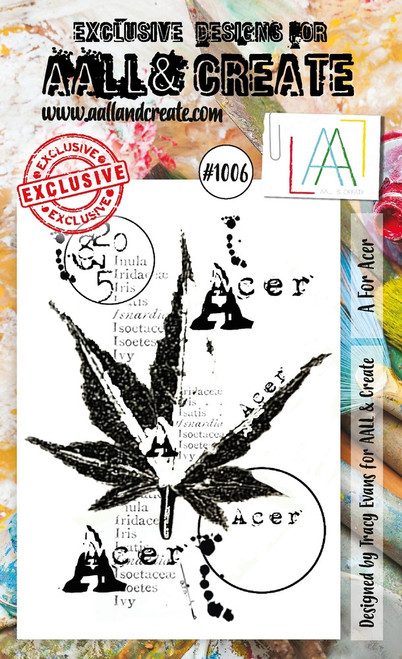 AALL & Create: A7 Stamp Set #1006, A for Acer