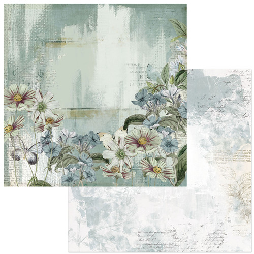 49 and Market: Double-Sided Cardstock 12X12, Vintage Artistry Moonlit Garden - Dreamy