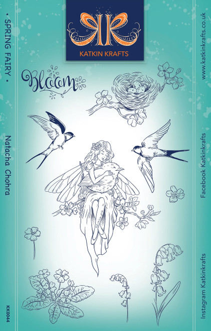 Katkin Krafts: Clear Stamp, Spring Fairy