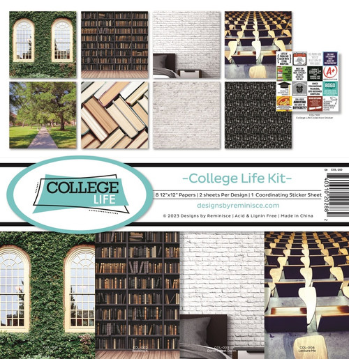 Reminisce: 12x12 Collection Kit, College Life
