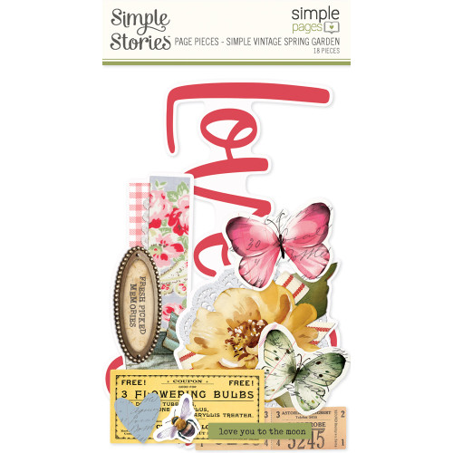 Simple Stories: Simple Pages Page Pieces, Simple Vintage Spring Garden