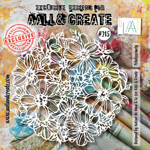 AALL & Create: Stencil, #215- Petalissomely
