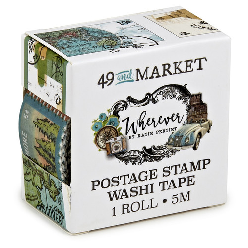 49 & Market: Washi Tape Roll, Postage - Wherever