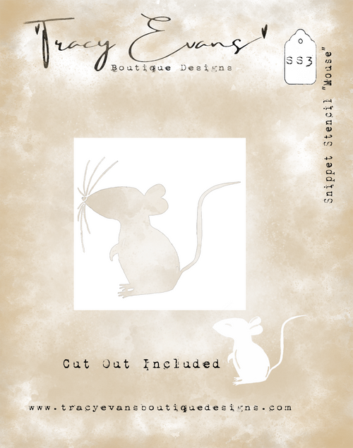 Tracy Evans: Snippet Stencil - Mouse
