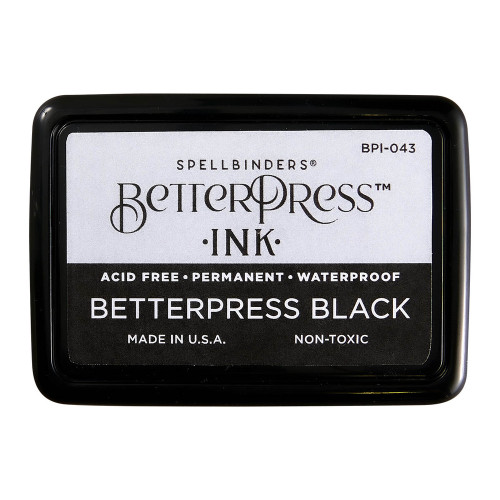 Spellbinders: Full Size BetterPress Ink Pad - BLACK