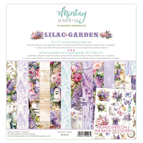 Mintay: 12X12 Paper Collection, Lilac Garden