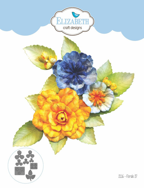 Elizabeth Craft Designs: Die Set, Florals 27