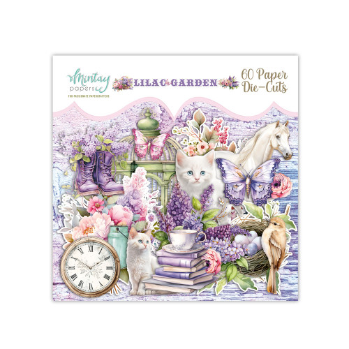 Mintay: Paper Die Cuts, Lilac Garden (60pc)