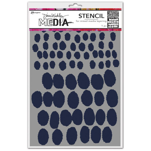 Dina Wakley MEdia: Stencils - Varied