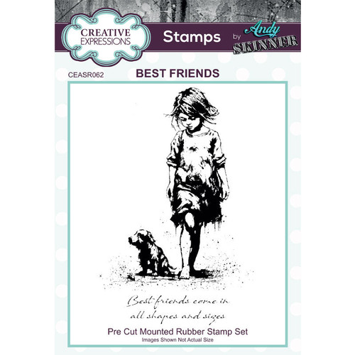 Creative Expressions: Stamp Set, Best Friends, Andy Skinner