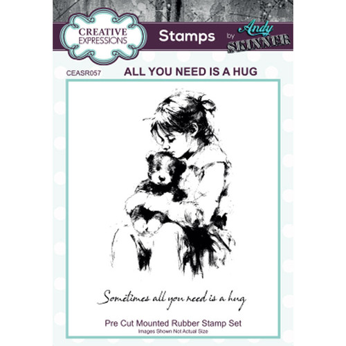 Creative Expressions: Stamp Set, All You Need Is A Hug, Andy Skinner