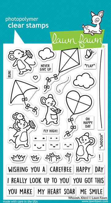 Lawn Fawn: Stamp Set, Whoosh, Kites!