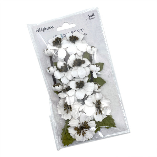 49 and Market: Wildflowers Paper Flowers - Salt