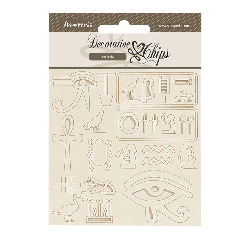 Stamperia: Decorative Chips, Fortune - Egypt
