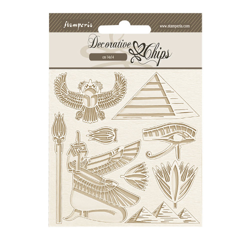 Stamperia: Decorative Chips, Fortune - Egypt Pyramid