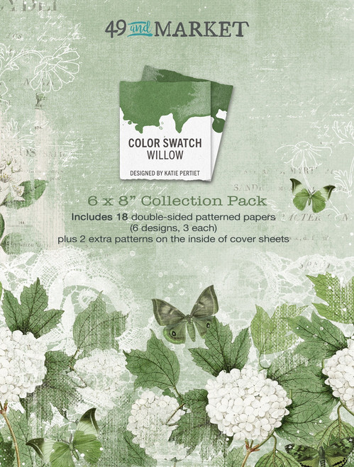 49 & Market: 6x8 Paper Pack, Color Swatch Willow