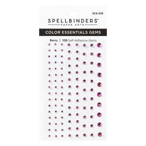 Spellbinders: Color Essentials Self Adhesive Gems, Berry