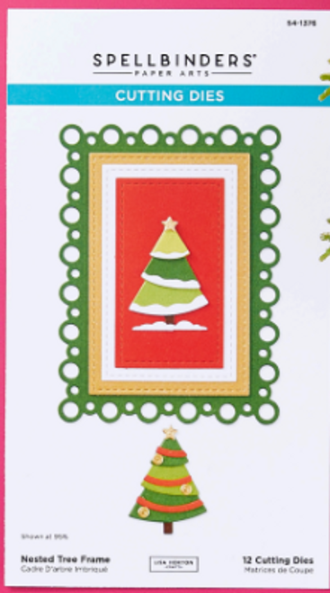 Lisa Horton Essential Holiday Class Add-on - Nested Tree Frame Die Set