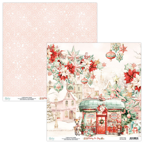 Mintay: 12X12 Patterned Paper, Merry & Joy 03