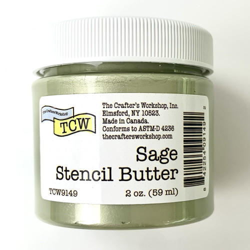 The Crafters Workshop: Stencil Butter, Sage