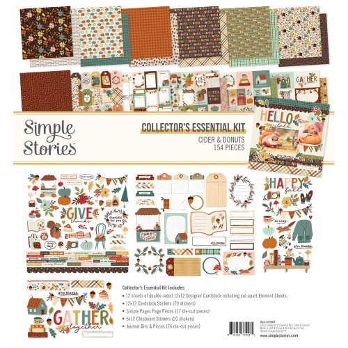 Simple Stories: 12X12 Collector's Essential Kit, Cider & Donuts