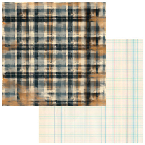 49 & Market: 12 x 12 Patterned Paper, Rust & Revs - Route