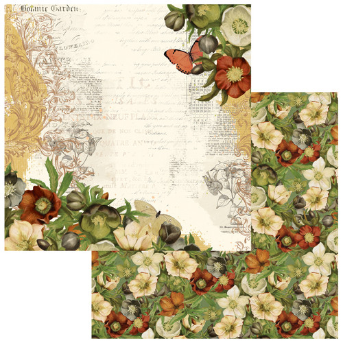 49 & Market: 12 x 12 Patterned Paper, Vintage Orchard - Festive