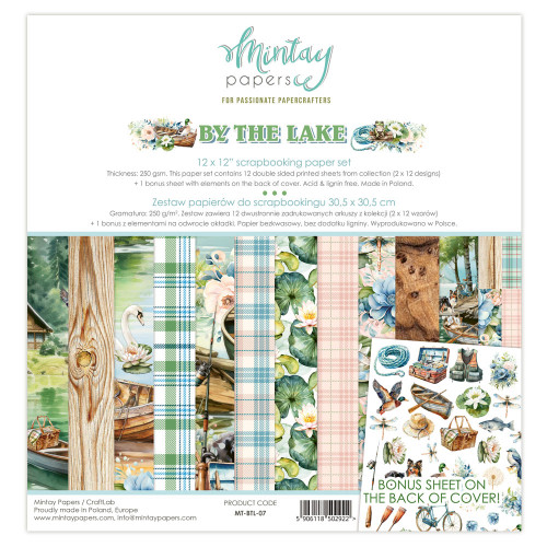 Mintay: 12"X12" Paper Set, By The Lake
