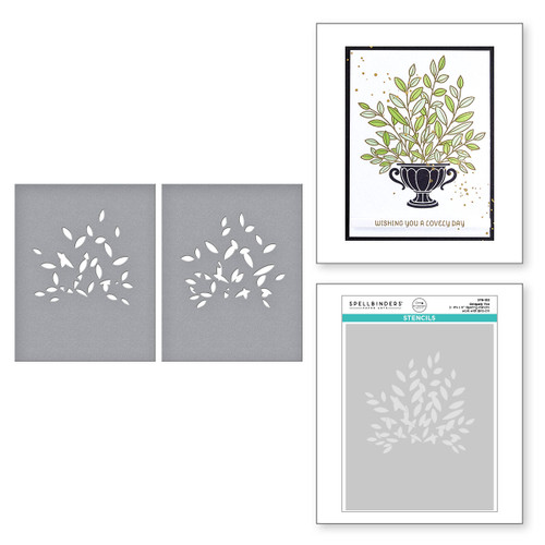 Spellbinders:  BetterPress Add-On Stencil - Uniquely You