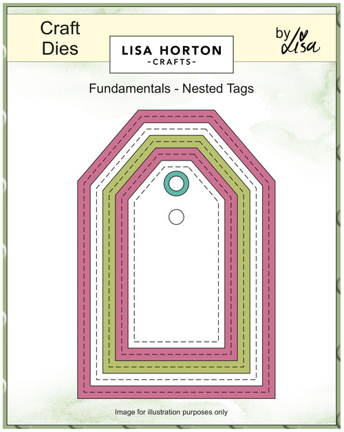 Lisa Horton: Fundamentals Nested Dies, Tags