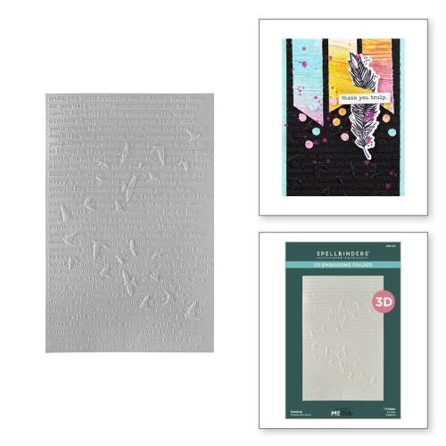 Spellbinders: 3D Embossing Folder, Soaring