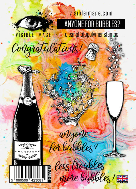 Visible Image: Anyone For Bubbles - A6 Stamp Set