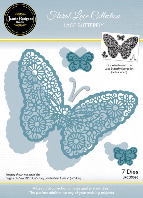 Jamie Rodgers Crafts: Lace Butterfly Die Set
