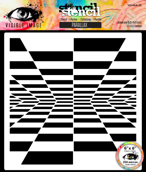 Visible Image: Parallax 6 in x 6 in Stencil
