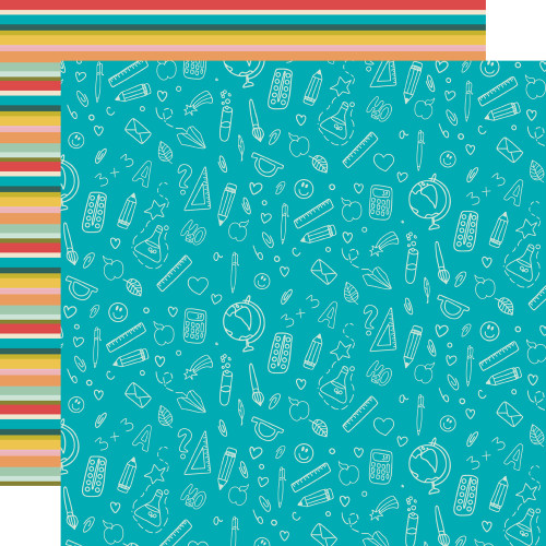 Simple Stories: 12X12 Patterned Paper, Book Fair - Dream Big