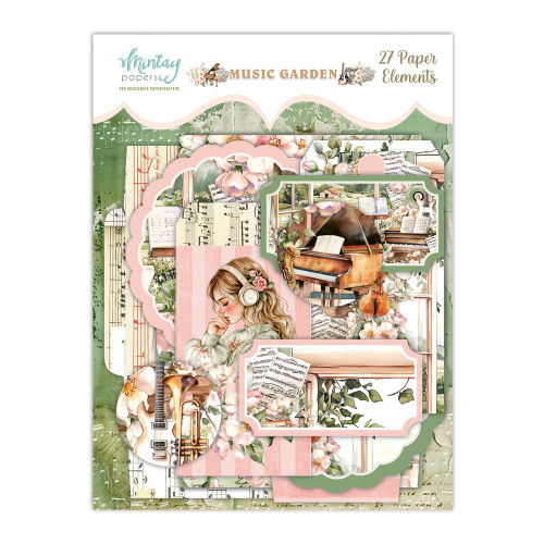 Mintay Papers: Paper Elements, Music Garden (27pc)