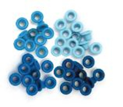 We R Memory Keepers: Eyelet & Washer, Crop-A-Dile - Standard - Blue (60pc)
