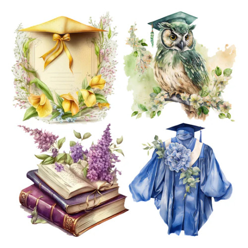 Simply Stated Design: Colorful Commencement XL Ephemera