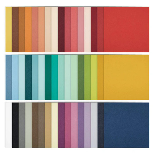Spellbinders: The Full 48 ColorWheel Cardstock Pack 12" x 12" - 1 each
