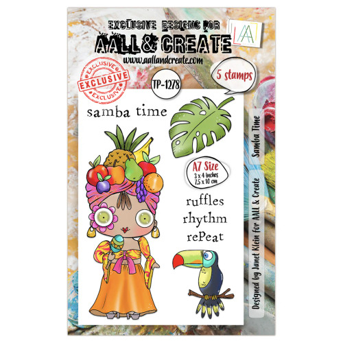 AALL and Create: A7 Stamp Set #1278 - Samba Time